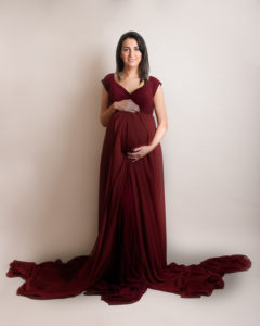 Maternity photos gown long dress